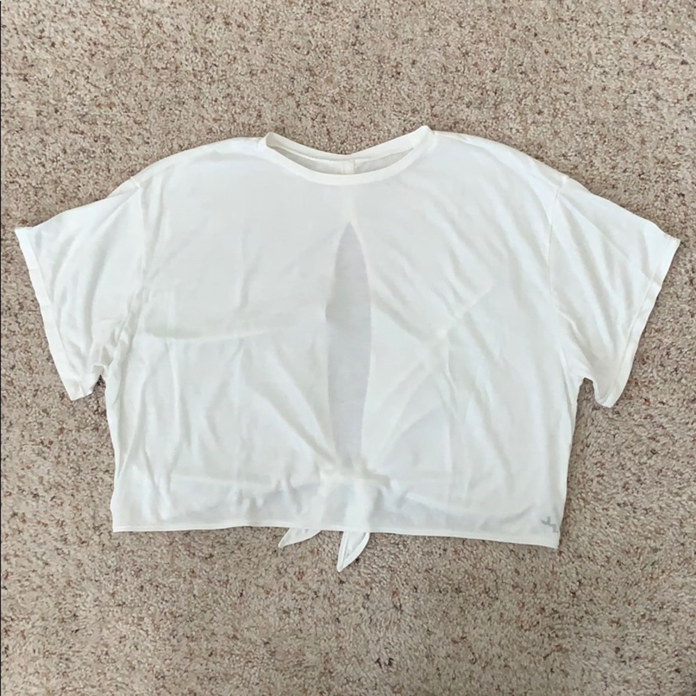 Joy Lab Tie Back Crop T-shirt